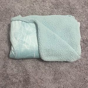 Mint baby blanket